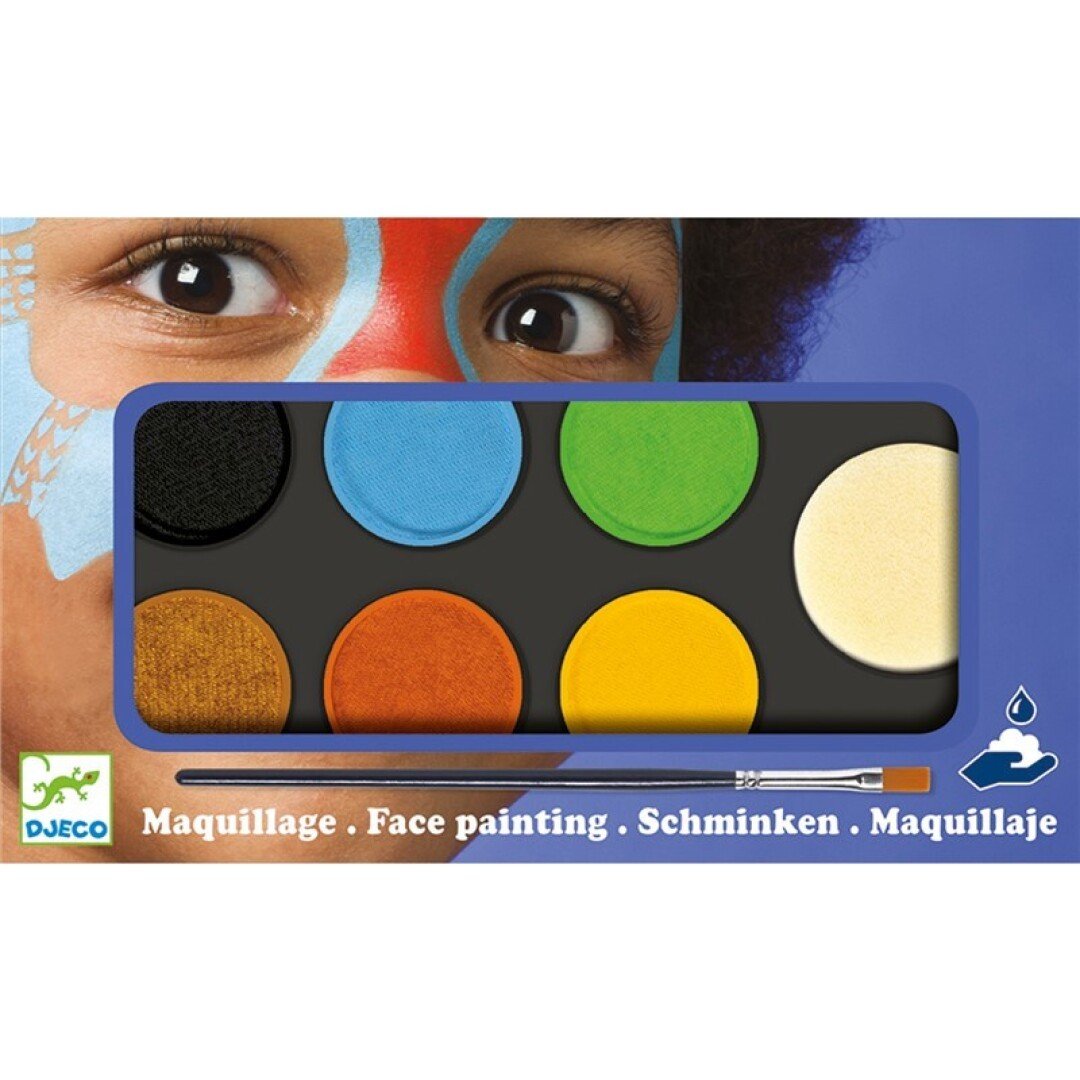 Estuche de Maquillaje para Disfraces: Paleta de 6 colores naturales - Imagen 2