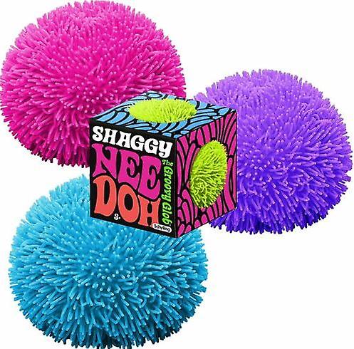 Pelota Sensorial Antiestrés para Estrujar Peluda Morada - Imagen 5