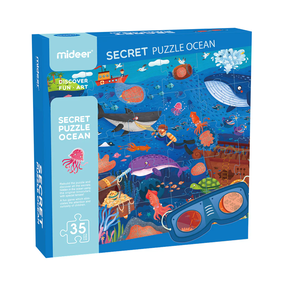 Puzzle con Lentes Mágicas Océano Secreto (35 piezas) - Imagen 6